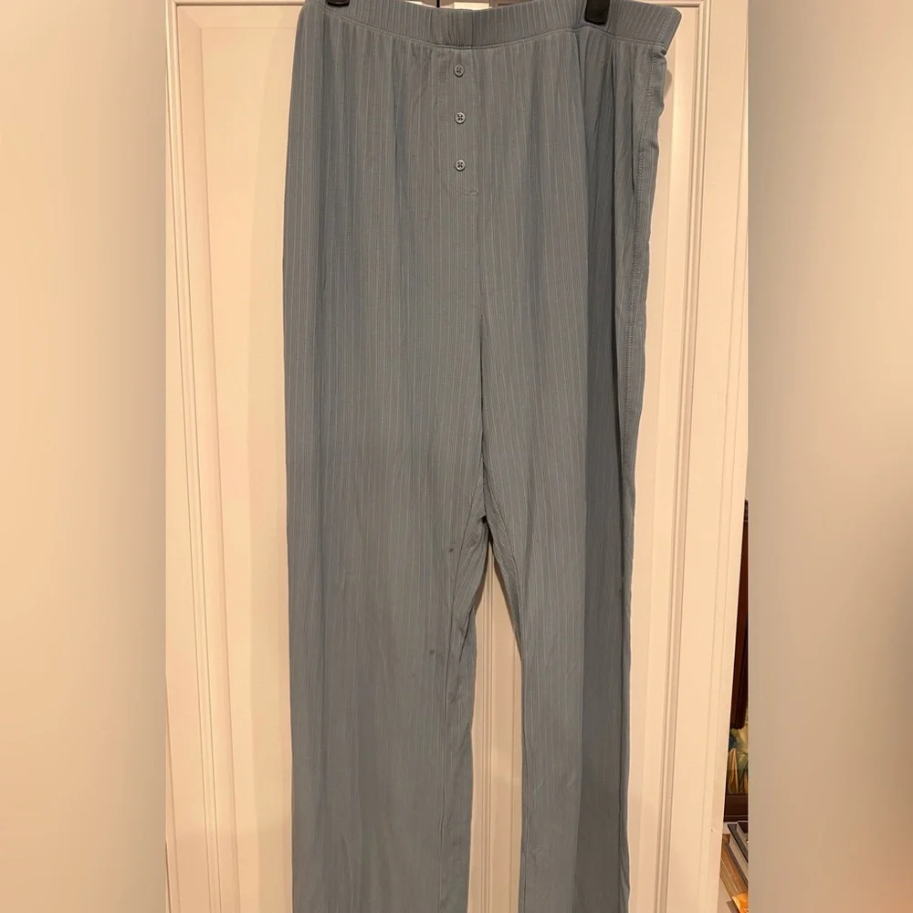 Nuuds ‘Mist’ Mini Rib Pajama Pant Set - Picture 9 of 11